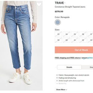 Trave jeans size 26 New